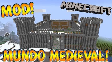 MUNDO MEDIEVAL! Minecraft 1.16.5 MOD MEDIEVAL CRAFT! - YouTube