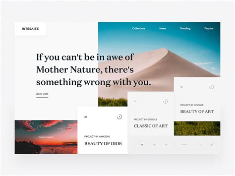 Nature Portfolio Concept - 03 by Masudur Rahman on Dribbble