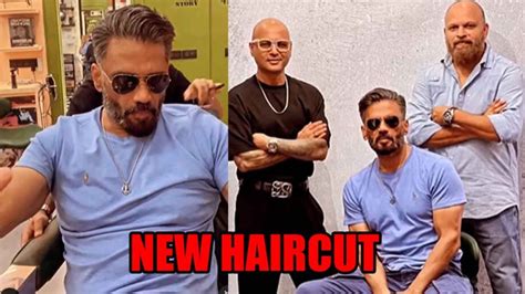 Suniel Shetty looks dapper in new haircut, watch video | IWMBuzz