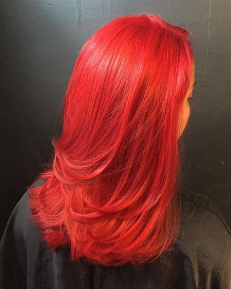 34+ Balayage Bright Red Red Hair Color Ideas Images - LIGHT DESIGN