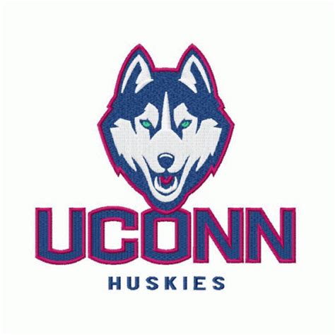 Connecticut Huskies logo embroidery design INSTANT download Archives ...