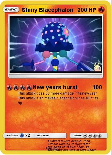 Pokémon Shiny Blacephalon - New years burst - My Pokemon Card