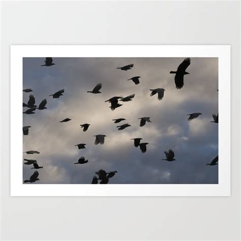 A Murder of Crows Art Print by Thom Morris | Society6