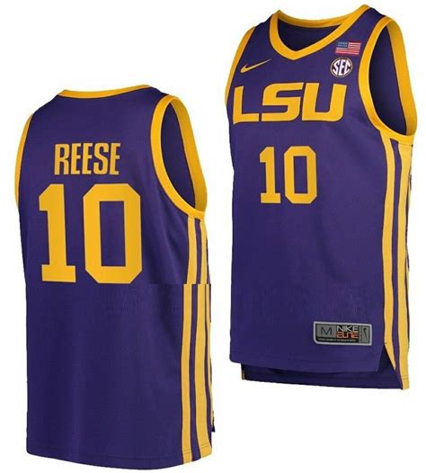 [Available] Buy New Angel Reese Jersey Purple LSU Tigers #10