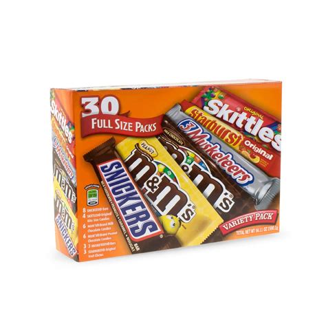 M&M Mars One Stop Variety Pack (30 ct.) - Sam's Club | Chocolate pack ...