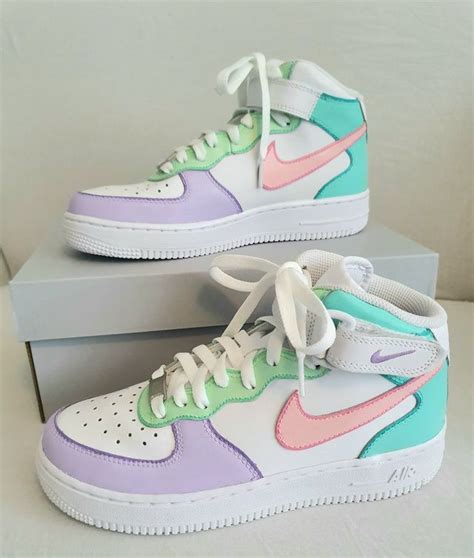 Nike Air Force Mid 'Icecream' Youth. | THE CUSTOM MOVEMENT | All nike shoes, Nike air shoes ...