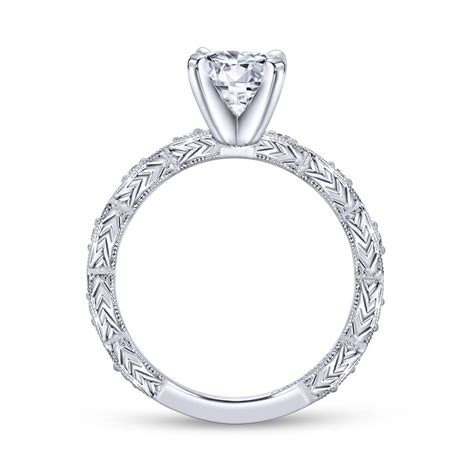 GABRIEL & CO – ROUND DIAMOND ENGAGEMENT RING - Beard's Diamonds