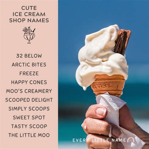 210 Best Ice Cream Shop Names (Cute, Funny, and Retro) - Every Little Name