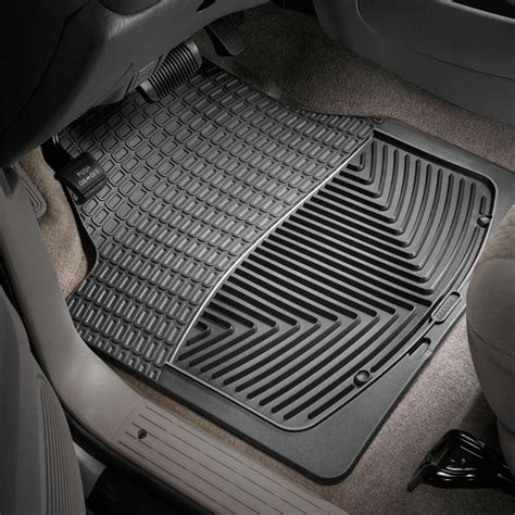 WeatherTech® W40 - All-Weather 1st Row Black Floor Mats