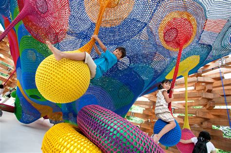 Meet the Artist Behind Those Amazing, Hand-Knitted Playgrounds | ArchDaily