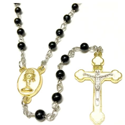 Rosary beads - Catholic Prayer beads Rosary First Holy Communion Crucifix rosary | eBay