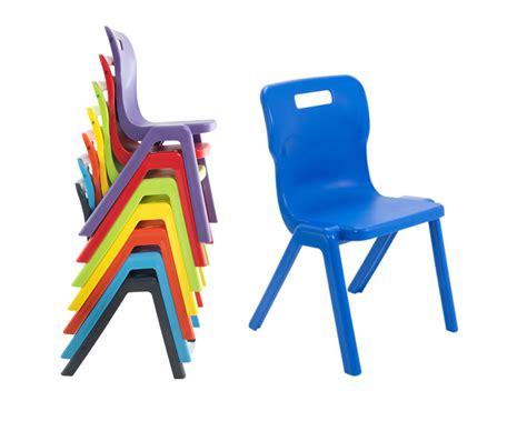 Titan One Piece Plastic School Chairs | Classroom Furniture