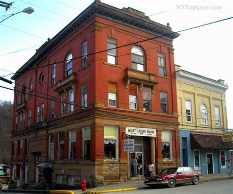 Old bank building at West Union - West Virginia Explorer