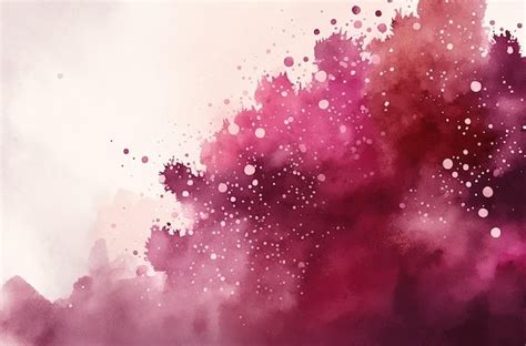 Premium Photo | Watercolor burgundy background texture Red stains