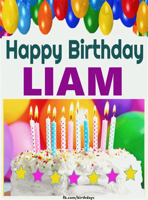 Happy Birthday LIAM images gif