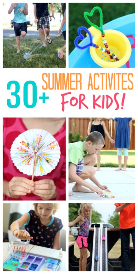 30+ Summer Activities and Crafts for Kids To Make and Do!