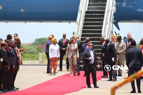 Photo Gallery: U.S Vice President Kamala Harris' arrival in Ghana | Ghana News Agency