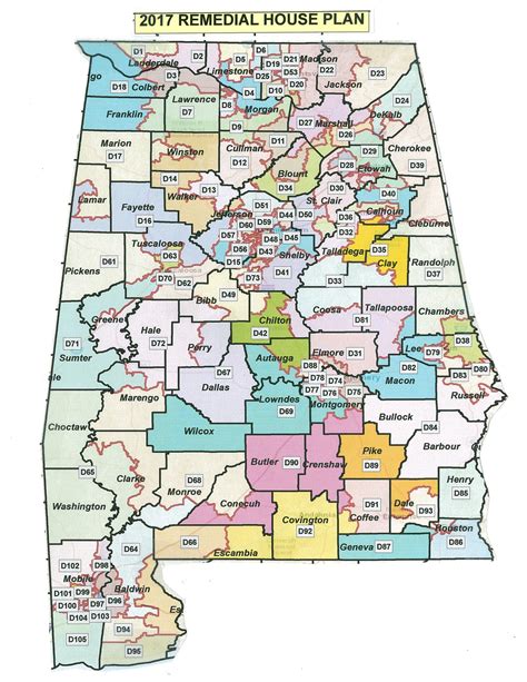 Alabama State Congressional District Map | Images and Photos finder