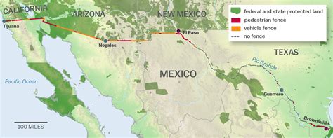 Mexican Border Wall Map | Images and Photos finder