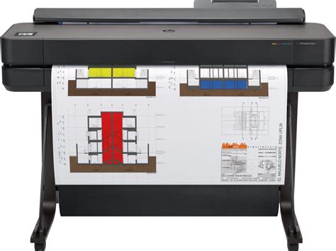 HP DesignJet T650 Large Format Wireless Plotter Printer - 36", with convenient 1-Click Printing ...