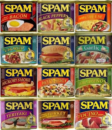 2015 FLAVORS OF SPAM ... BACON is the best | Gourmet recipes, Stuffed ...