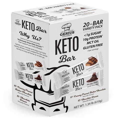 Genius Gourmet Gluten Free Keto Protein Bar Review - My Keto HQ - Your Ultimate Guide To ...