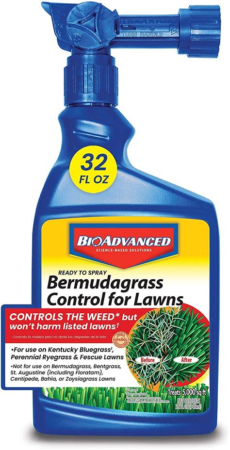 BioAdvanced 704100B Bermuda Grass Weed Killer Bermudagrass Control for ...