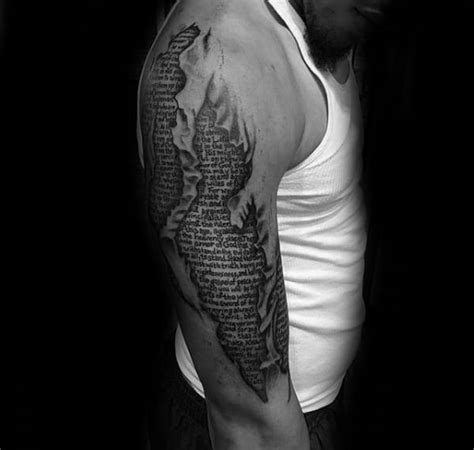 50 Bible Verse Tattoos For Men - Scripture Design Ideas