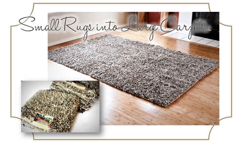 Finding My Aloha: {DIY} How to turn Accent Rugs into Large Area Rugs