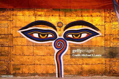 The Eyes Of Buddha Swayambhunath Temple Photos and Premium High Res ...