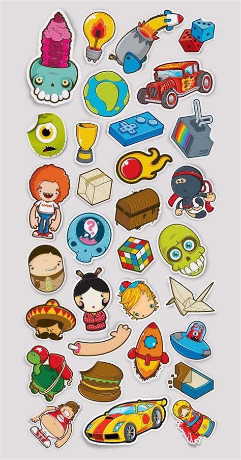 Cool Sticker Design Inspiration Doodle Icon, Doodle Art, Character Art, Character Design ...