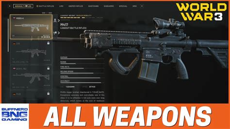 All World War 3 Weapons & Customization - YouTube