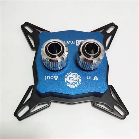 For Intel LGA 1150 1155 1151 1156 Computer CPU Copper water cooling ...