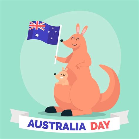 Free Vector | Hand drawn australia day