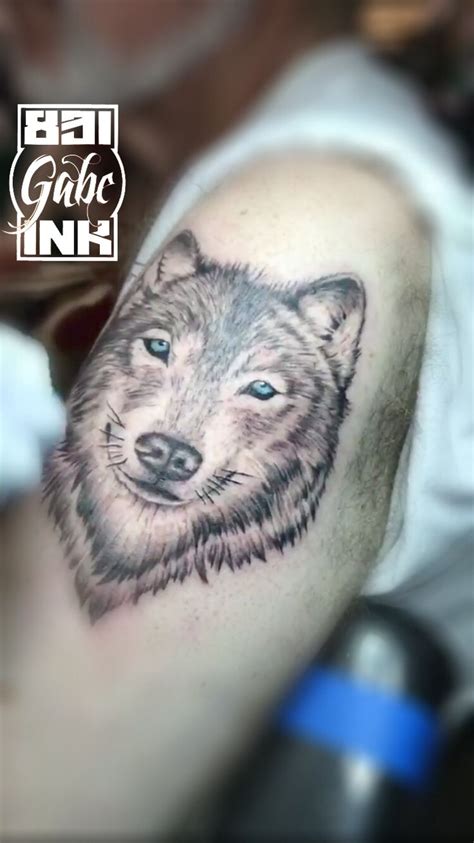 Wolf portrait tattoo by tattoo artist Gabe Rodriguez of 831 INK tattoos ...