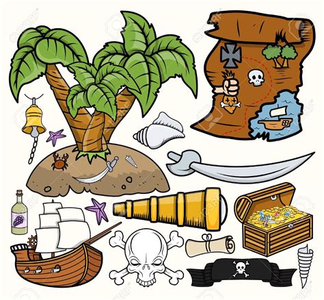 Treasure map symbols clip art dfiles 2 - WikiClipArt