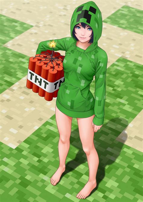 Fan Art : un Creeper Sexy ! | Minecraft France