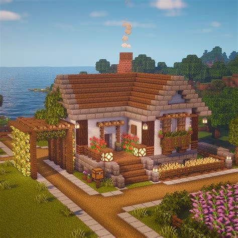 Minecraft | Builds | Tutorials on Instagram: “Cute Farmhouse! ⛏ By ...