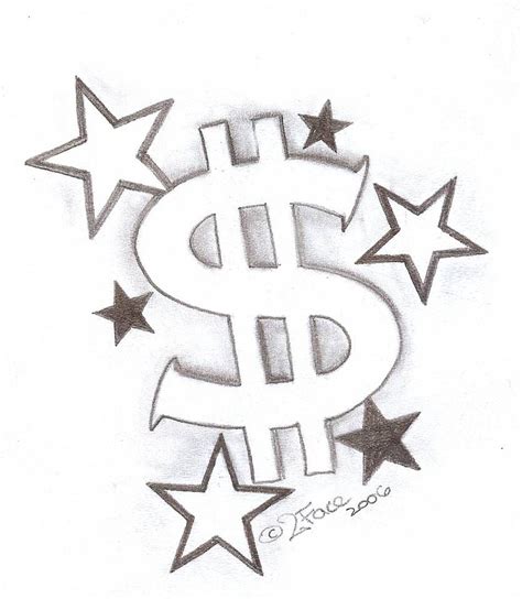 Tattooflash Dollar with Stars by 2Face-Tattoo on DeviantArt Half Sleeve Tattoos Drawings ...