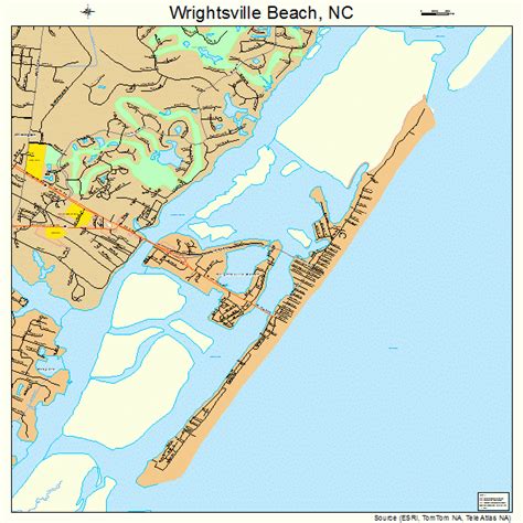 Wrightsville Beach North Carolina Street Map 3775820