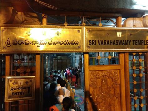 Indian Temple Timings: sri varahaswamy temple tirumala