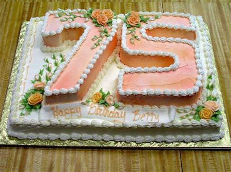 145 best 75th Birthday Cakes images on Pinterest | 75th birthday cakes ...