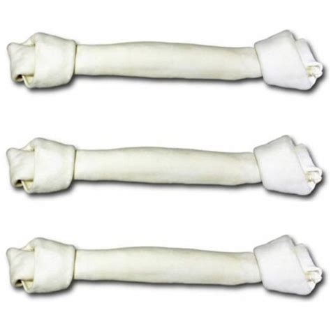 Cadet (3 Pack) Big Rawhide Bone for Dogs Size: 24" | Rawhide bones, Dog ...