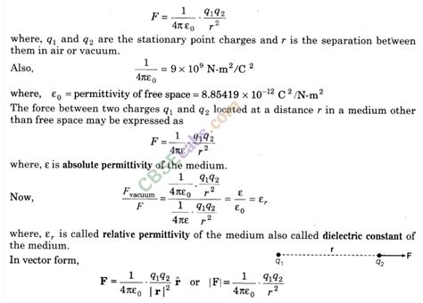 Electric Charges and Fields Class 12 Notes Chapter 1 - Learn CBSE