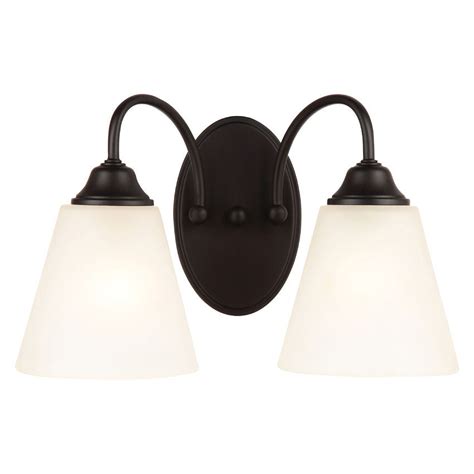 Galveston Matte Black 2 Light Wall Sconce / Bathroom Fixture : 21-0034 ...