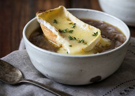 Winter Soup Recipe | Shallot Soup With Triple Cream Crouton