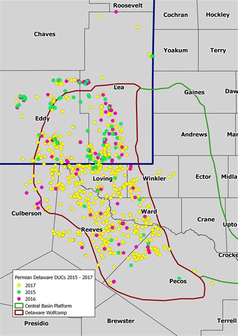 Permian Basin Map, acreage map, company map