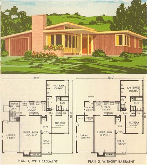 Pin on Mid Century House Plans