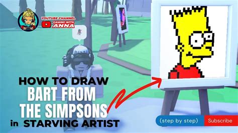 How To Draw Bart From The Simpsons On Starving Artists Roblox