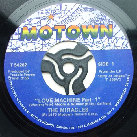 The Miracles - Love Machine (1975, Vinyl) | Discogs